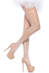 Leg Avenue Plus Size White Fishnet Pantyhose | Angel Clothing