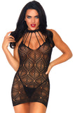 Leg Avenue Lace Mini Dress and G-string | Angel Clothing