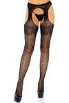 Leg Avenue Polka Dot Suspender Hose | Angel Clothing