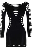 Leg Avenue Shredded Mini Dress | Angel Clothing