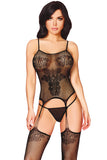 Livia Corsetti Mircianna Bodystocking Black | Angel Clothing