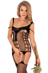 Livia Corsetti Moriana Bodystocking Black | Angel Clothing