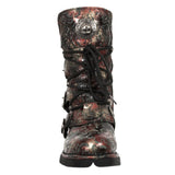 New Rock Red Vintage Flower Comfort Boots M.1473-S42 | Angel Clothing
