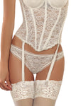 Corsetti Madhavi White Corset | Angel Clothing