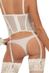Corsetti Madhavi White Corset | Angel Clothing