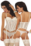 Corsetti Madhavi White Corset | Angel Clothing