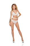 Me Seduce Dotty Set White | Angel Clothing