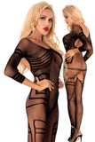 Livia Corsetti Monata Bodystocking Black | Angel Clothing