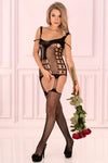Livia Corsetti Moriana Bodystocking Black | Angel Clothing