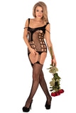 Livia Corsetti Moriana Bodystocking Black | Angel Clothing