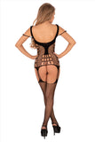 Livia Corsetti Moriana Bodystocking Black | Angel Clothing