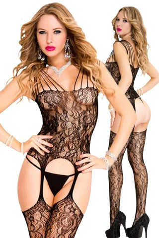 Music Legs Bodystocking 1013