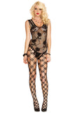 Music Legs Bodystocking 1823 | Angel Clothing