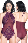Music Legs Teddy Burgundy 80055
