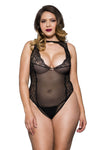 Music Legs Plus Size Teddy 80067Q | Angel Clothing