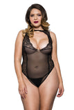 Music Legs Plus Size Teddy 80067Q | Angel Clothing