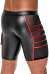 NEK Black and Red Shorts | Angel Clothing