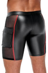 NEK Black and Red Shorts | Angel Clothing