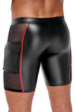 NEK Black and Red Shorts | Angel Clothing