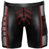 NEK Black and Red Shorts | Angel Clothing