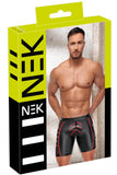 NEK Black and Red Shorts | Angel Clothing