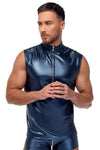 NEK Blue Metallic Shirt | Angel Clothing
