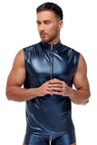 NEK Blue Metallic Shirt | Angel Clothing