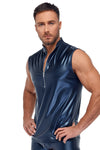 NEK Blue Metallic Shirt | Angel Clothing