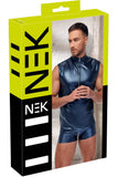 NEK Blue Metallic Shirt | Angel Clothing