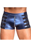 NEK Blue Metallic Shorts | Angel Clothing