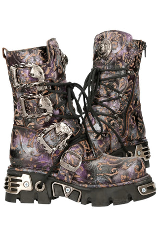 New Rock Purple Boots M.391-S5 | Angel Clothing