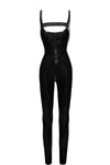 Noir Handmade Backless Catsuit | Angel Clothing