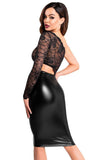 Noir Handmade Asymmetrical Dress | Angel Clothing