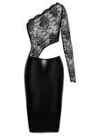 Noir Handmade Asymmetrical Dress | Angel Clothing