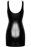 Noir Handmade Velvetine Mini Dress | Angel Clothing