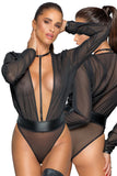 Noir Handmade Mesh Body | Angel Clothing