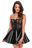 Noir Handmade Corset Dress | Angel Clothing