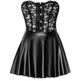 Noir Handmade Corset Dress | Angel Clothing