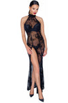 Noir Handmade Long Tulle Dress | Angel Clothing
