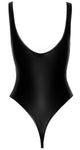 Noir Handmade Powerwetlook Body with high cut bottom hem | Angel Clothing