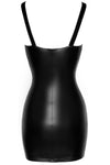 Noir Handmade Powerwetlook Mini-Dress | Angel Clothing