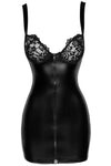 Noir Handmade Powerwetlook Mini-Dress | Angel Clothing