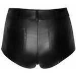 Noir Handmade Wild Crocodile Wetlook Shorts | Angel Clothing