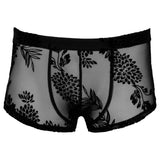 Noir Handmade Flock Embroidery Shorts | Angel Clothing