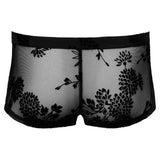 Noir Handmade Flock Embroidery Shorts | Angel Clothing