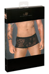 Noir Handmade Flock Embroidery Shorts | Angel Clothing