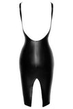 Noir Handmade Powerwetlook Midi Dress | Angel Clothing