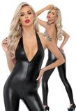 Noir Handmade Snake Skin Pattern Jumpsuit (S, XL) | Angel Clothing