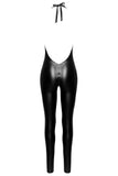 Noir Handmade Snake Skin Pattern Jumpsuit (S, XL) | Angel Clothing
