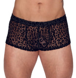 Noir Handmade Leopard Flock Shorts | Angel Clothing